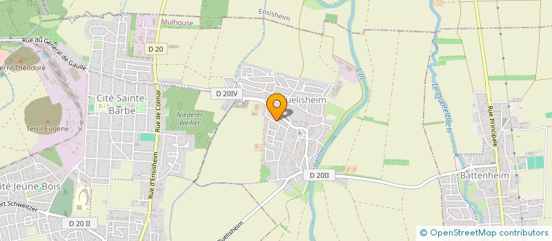 localisation de l'entreprise MONSIEUR YVES CASTELLANO  RUELISHEIM