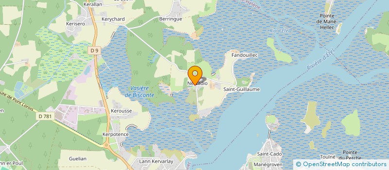 localisation de l'entreprise MONSIEUR YVES CAU  PLOUHINEC