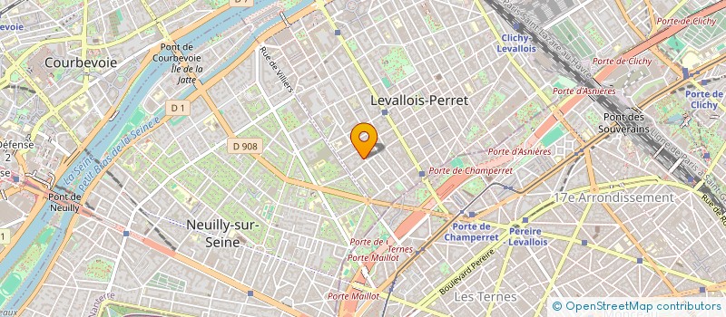 localisation de l'entreprise MONSIEUR YVES CAUSSIOL à LEVALLOIS-PERRET