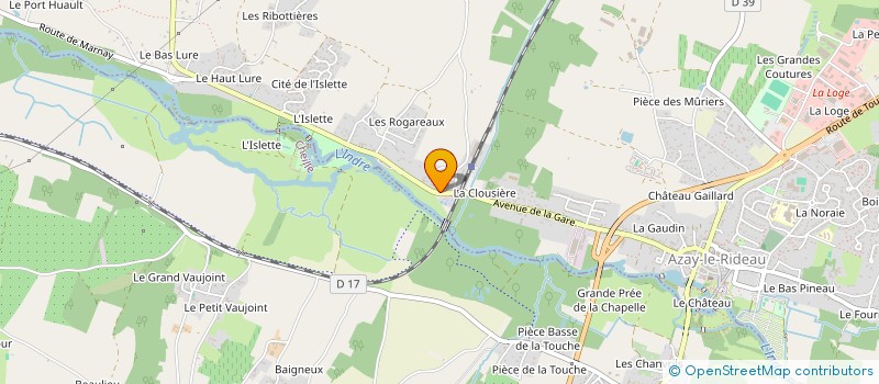 localisation de l'entreprise MONSIEUR YVES CEIBEL  AZAY-LE-RIDEAU