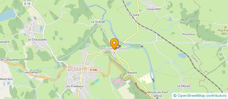 localisation de l'entreprise MONSIEUR YVES CESBRON à MOUTIER-D'AHUN