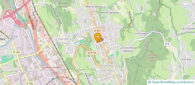 localisation de l'entreprise MONSIEUR YVES CHABERT à CHAMBERY