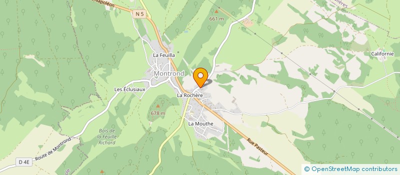 localisation de l'entreprise MONSIEUR YVES CHALANDON à MONTROND