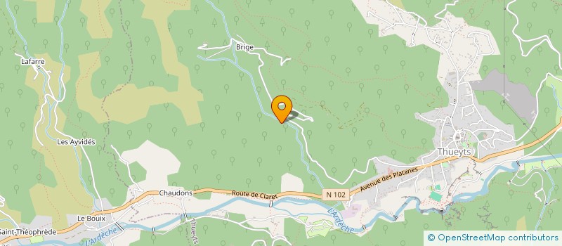 localisation de l'entreprise MONSIEUR YVES CHALAS  MAYRES