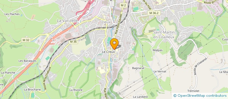 localisation de l'entreprise MONSIEUR YVES CHALENDARD à SAINT-CHAMOND