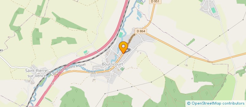 localisation de l'entreprise MONSIEUR YVES CHAMPION à BOULZICOURT