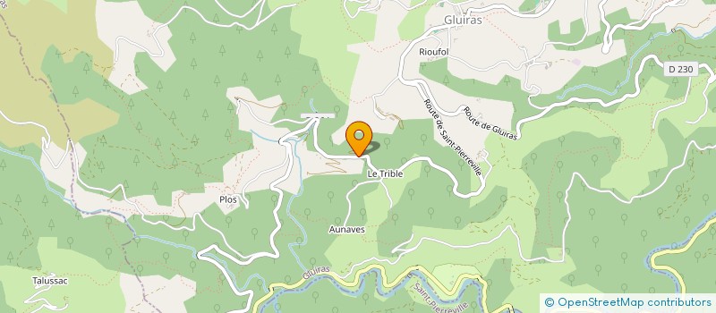 localisation de l'entreprise MONSIEUR YVES CHANAL  MARCOLS-LES-EAUX