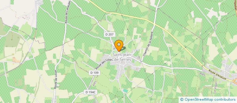 localisation de l'entreprise MONSIEUR YVES CHAPELLE  SAINT-JEAN-DE-SERRES