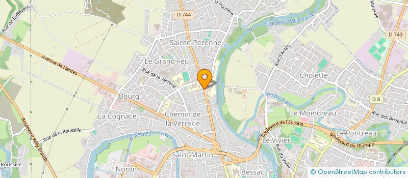 localisation de l'entreprise MONSIEUR YVES CHAPOT  NIORT