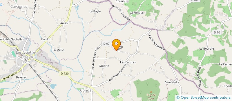 localisation de l'entreprise MONSIEUR YVES CHARAZAC à CONDAT