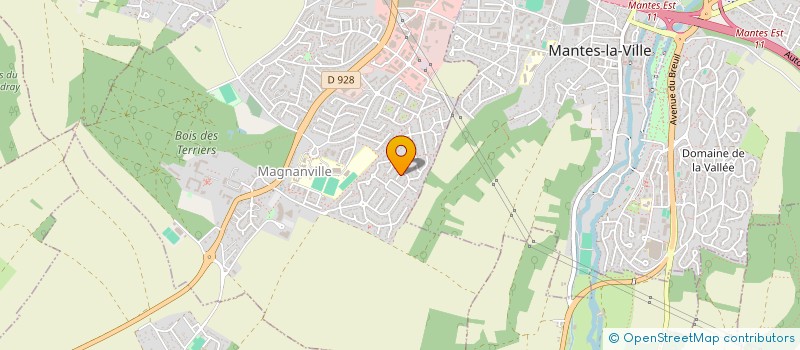 localisation de l'entreprise MONSIEUR YVES CHARBONNIER  MAGNANVILLE