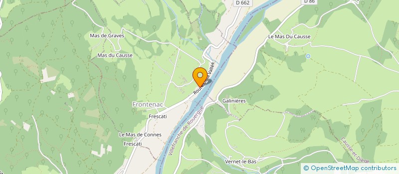 localisation de l'entreprise MONSIEUR YVES CHARLES à CALVIGNAC