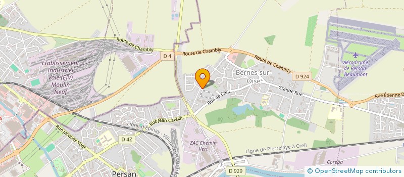 localisation de l'entreprise MONSIEUR YVES CHARLES  BERNES-SUR-OISE