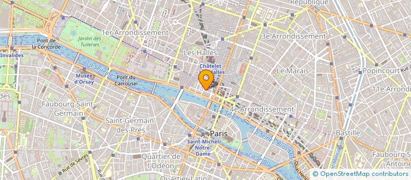 localisation de l'entreprise MONSIEUR YVES CHASSAGNON à PARIS