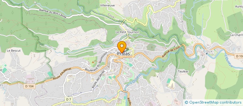 localisation de l'entreprise MONSIEUR YVES CHASTAN à PRIVAS