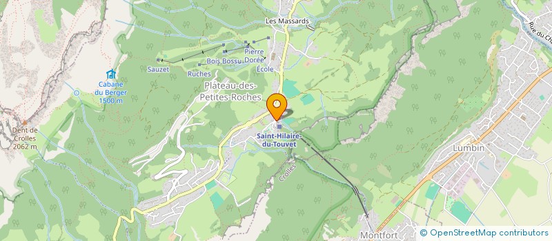 localisation de l'entreprise MONSIEUR YVES CHATAIN  PLATEAU-DES-PETITES-ROCHES