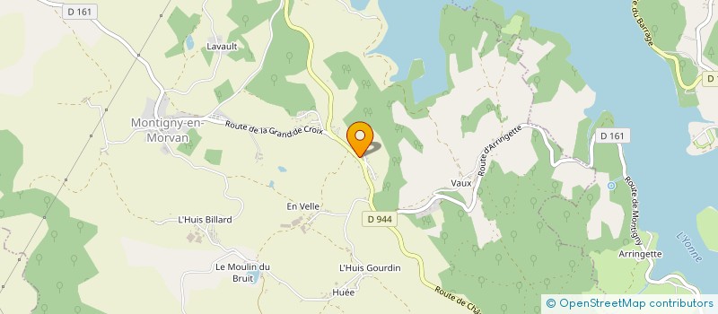 localisation de l'entreprise MONSIEUR YVES CHATELAIN  MONTIGNY-EN-MORVAN