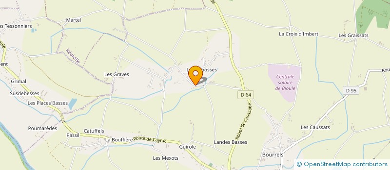 localisation de l'entreprise MONSIEUR YVES CHAUBARD  BIOULE