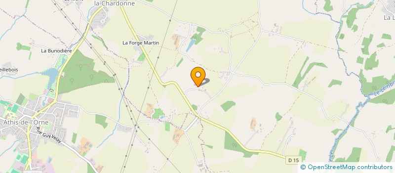 localisation de l'entreprise MONSIEUR YVES CHAUFRAY à SAINTE-HONORINE-LA-CHARDONNE
