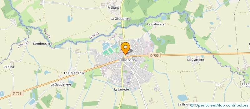 localisation de l'entreprise MONSIEUR YVES CHAUSSEPIED  LA CHAPELLE-PALLUAU