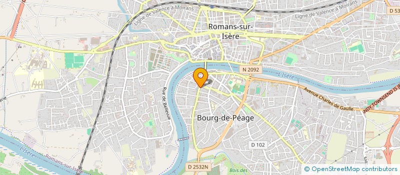 localisation de l'entreprise MONSIEUR YVES CHAVE à BOURG-DE-PEAGE
