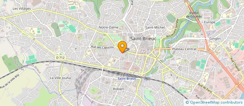 localisation de l'entreprise MONSIEUR YVES CHAVE à SAINT-BRIEUC