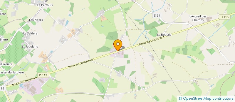 localisation de l'entreprise MONSIEUR YVES CHENOIR à LE LOROUX-BOTTEREAU