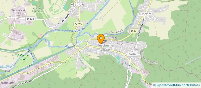 localisation de l'entreprise MONSIEUR YVES CHERRIER à FESCHES-LE-CHATEL