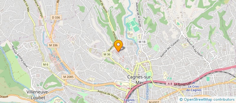 localisation de l'entreprise MONSIEUR YVES CHEVAL à CAGNES-SUR-MER