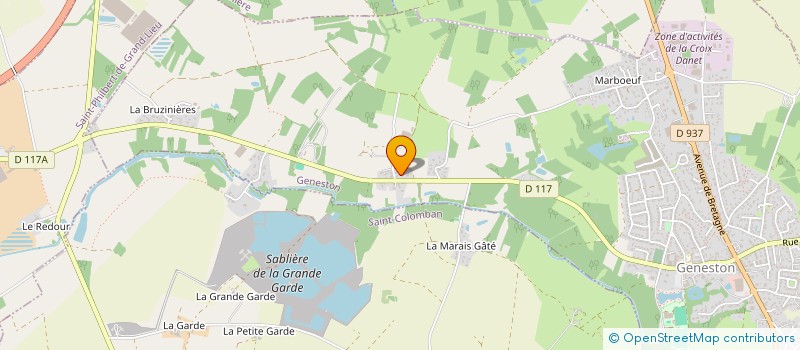 localisation de l'entreprise MONSIEUR YVES CHEVALIER  GENESTON