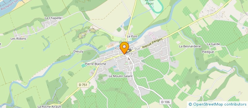 localisation de l'entreprise MONSIEUR YVES CHEVALIER  ROCHEFORT-SUR-LOIRE