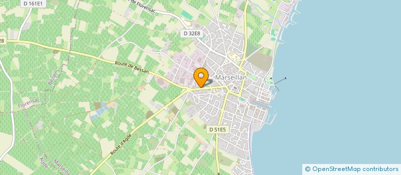 localisation de l'entreprise MONSIEUR YVES CHEVALIER à MARSEILLAN