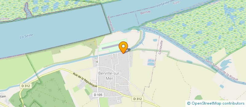 localisation de l'entreprise MONSIEUR YVES CHEVALIER  BERVILLE-SUR-MER