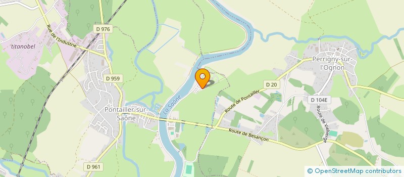 localisation de l'entreprise MONSIEUR YVES CHEVALLIER  PONTAILLER-SUR-SAONE