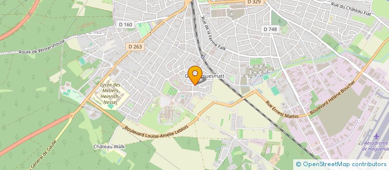 localisation de l'entreprise MONSIEUR YVES CHIMBAULT à HAGUENAU