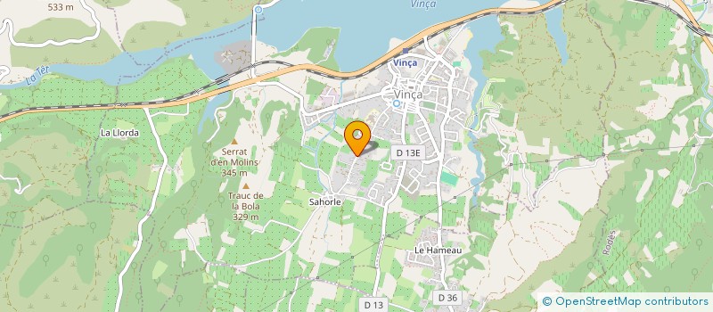 localisation de l'entreprise MONSIEUR YVES CHION  VINCA