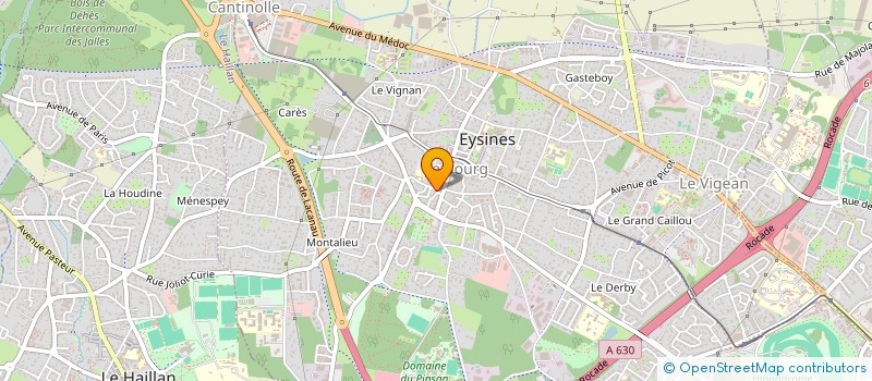 localisation de l'entreprise MONSIEUR YVES CHRISTOPHE à EYSINES