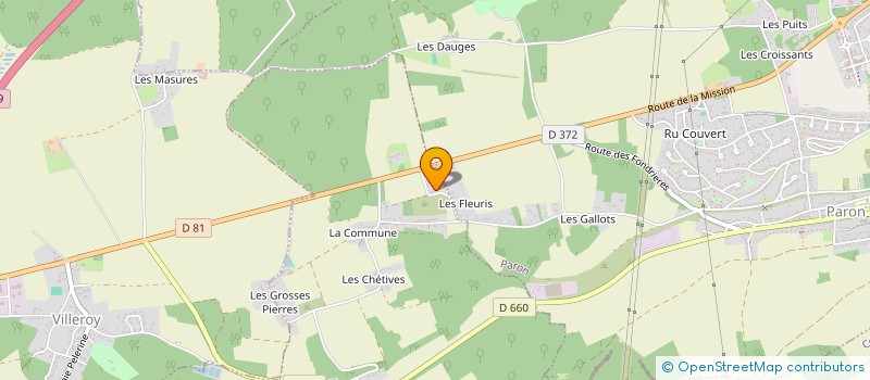 localisation de l'entreprise MONSIEUR YVES CHUDOBA à SUBLIGNY