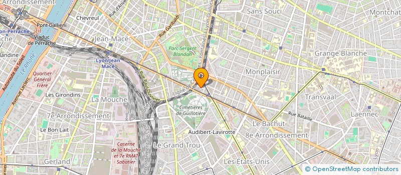 localisation de l'entreprise MONSIEUR YVES CICERON à LYON