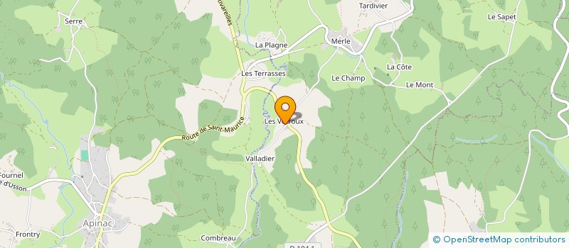 localisation de l'entreprise MONSIEUR YVES CIVARD  MERLE-LEIGNEC