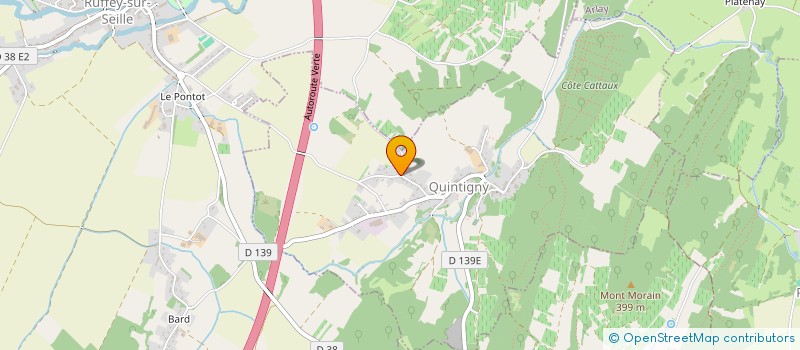 localisation de l'entreprise MONSIEUR YVES CLAVIER  QUINTIGNY