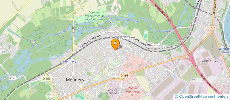 localisation de l'entreprise MONSIEUR YVES CLERO à MENNECY