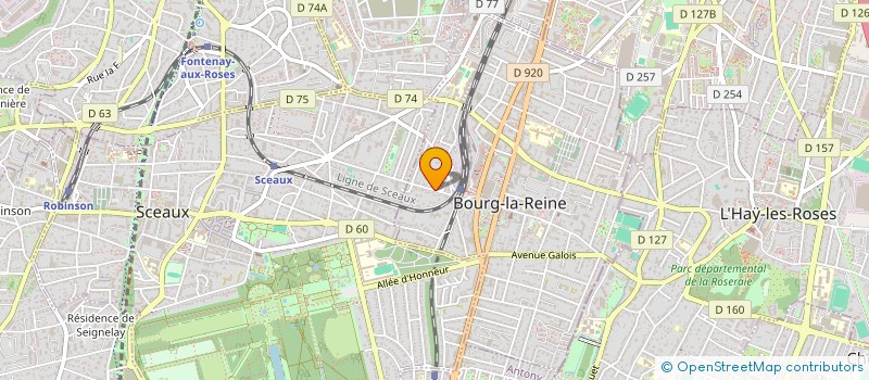 localisation de l'entreprise MONSIEUR YVES CLOAREC à BOURG-LA-REINE