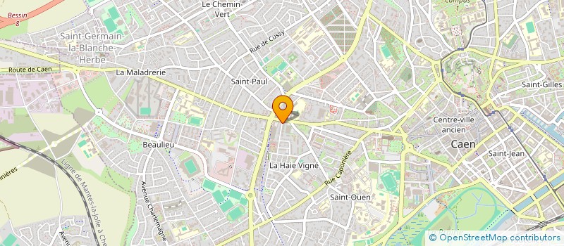 localisation de l'entreprise MONSIEUR YVES CLOUET à CAEN