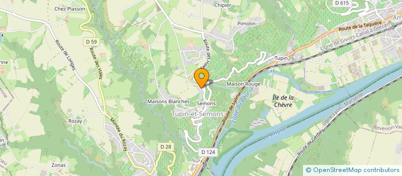 localisation de l'entreprise MONSIEUR YVES COEUR à TUPIN ET SEMONS