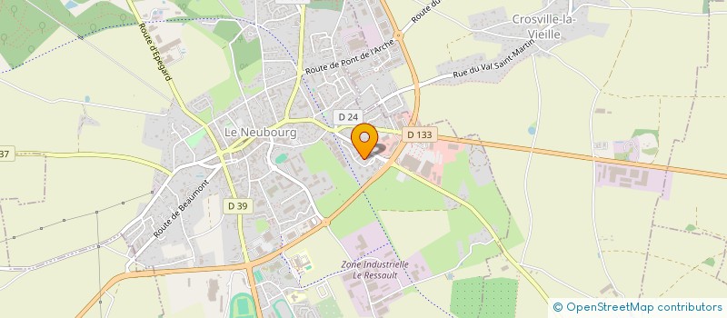 localisation de l'entreprise MONSIEUR YVES COIGNET à LE NEUBOURG