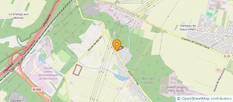 localisation de l'entreprise MONSIEUR YVES COISNARD  MARCOUSSIS