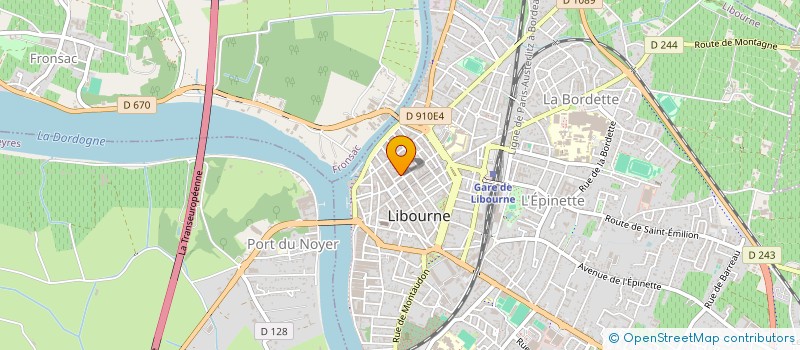 localisation de l'entreprise MONSIEUR YVES COLIN à LIBOURNE