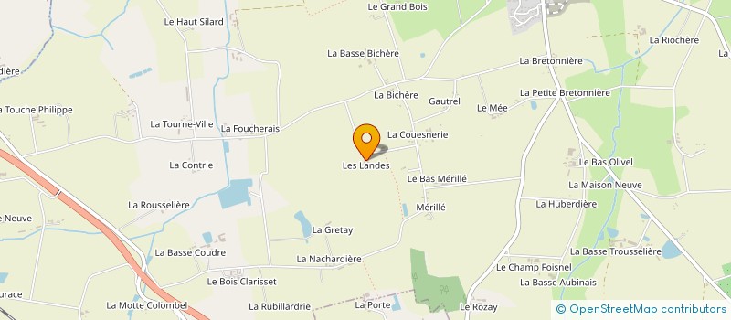 localisation de l'entreprise MONSIEUR YVES COLLEU  PIRE-CHANCE