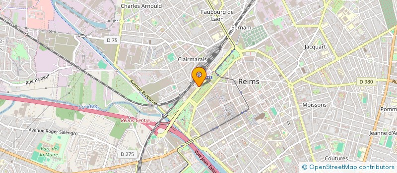 localisation de l'entreprise MONSIEUR YVES COLOU  REIMS